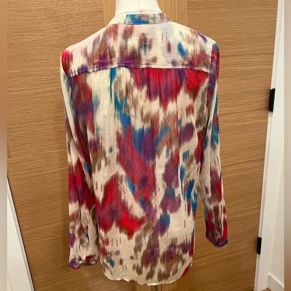 Isabel Marant - MARIA TOP, long sleeves, size 34 US/Small, Beige-Raspberry - Picture 5 of 9